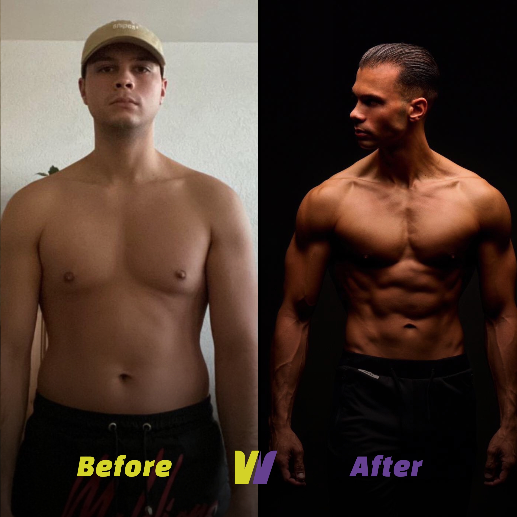 Transformatie na twaalf weken personal training, voorbeeld 11