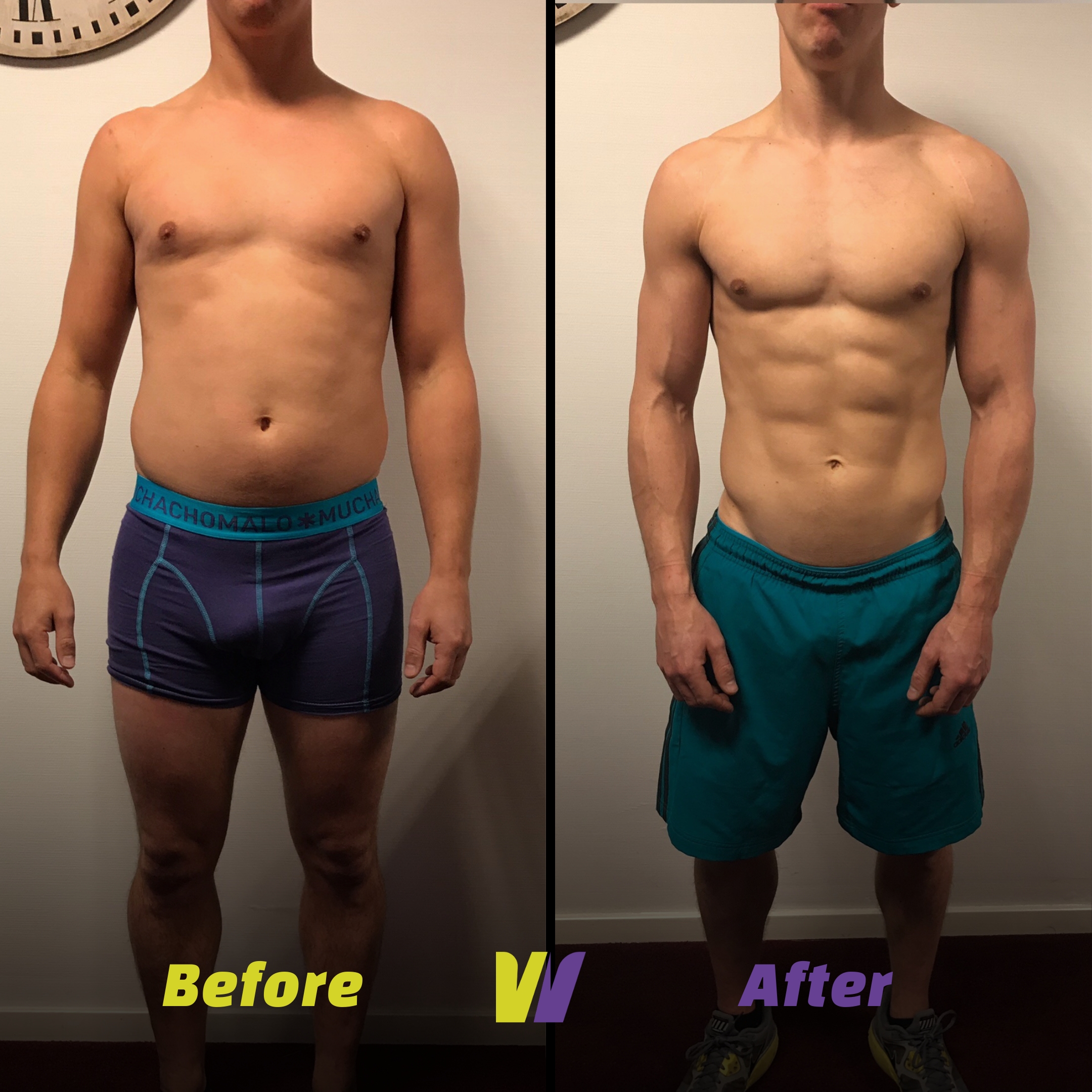 Transformatie na twaalf weken personal training, voorbeeld 12