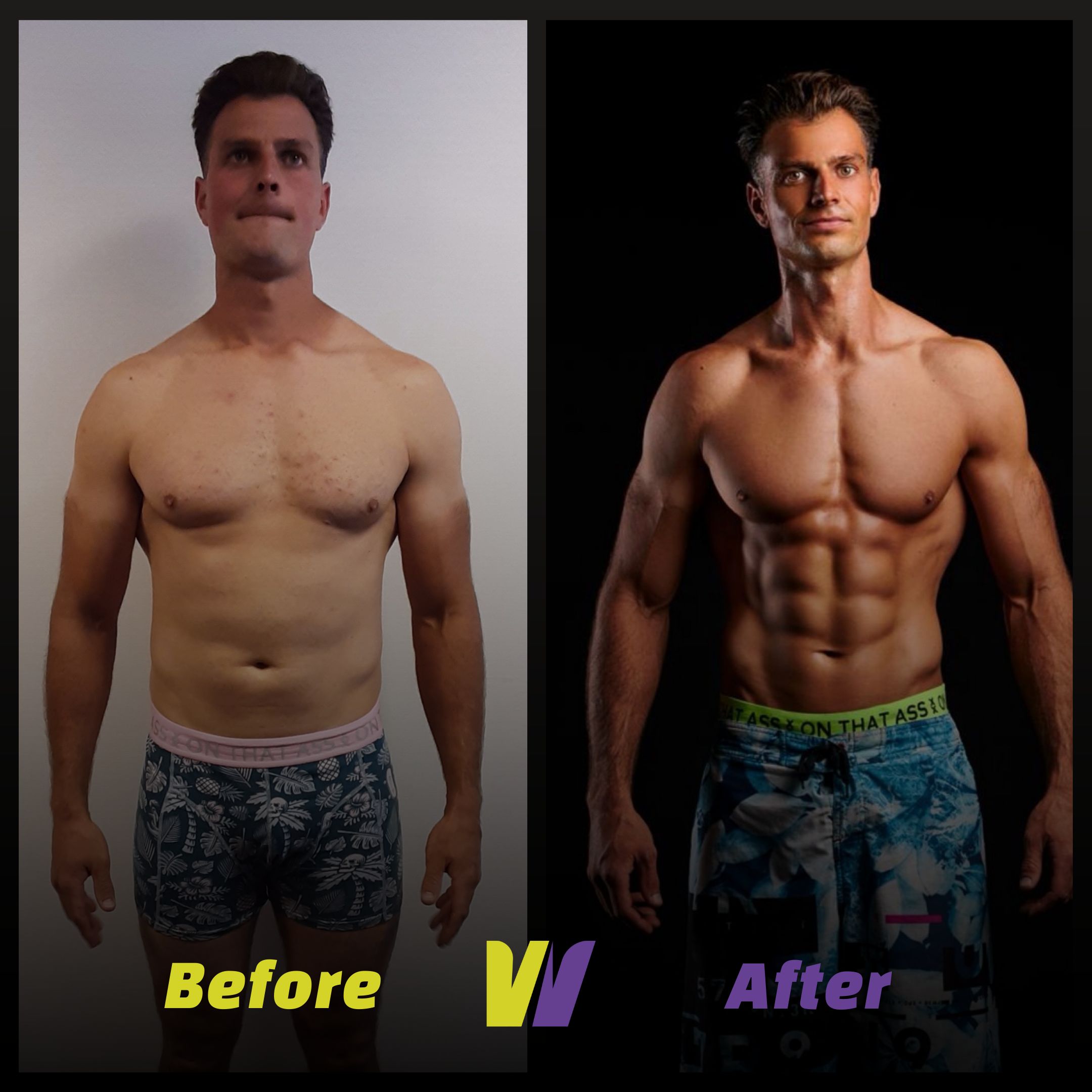 Transformatie na twaalf weken personal training, voorbeeld 14