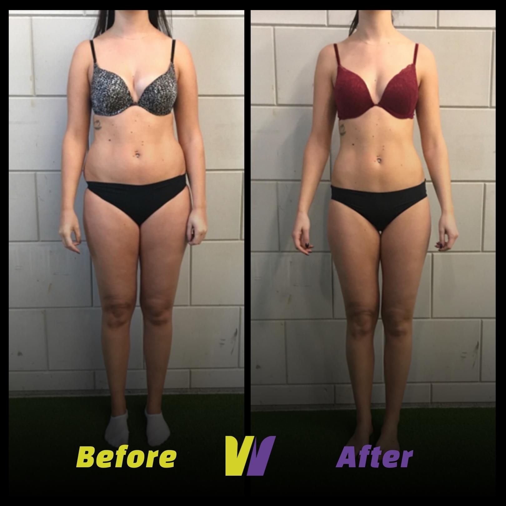 Transformatie na twaalf weken personal training, voorbeeld 20