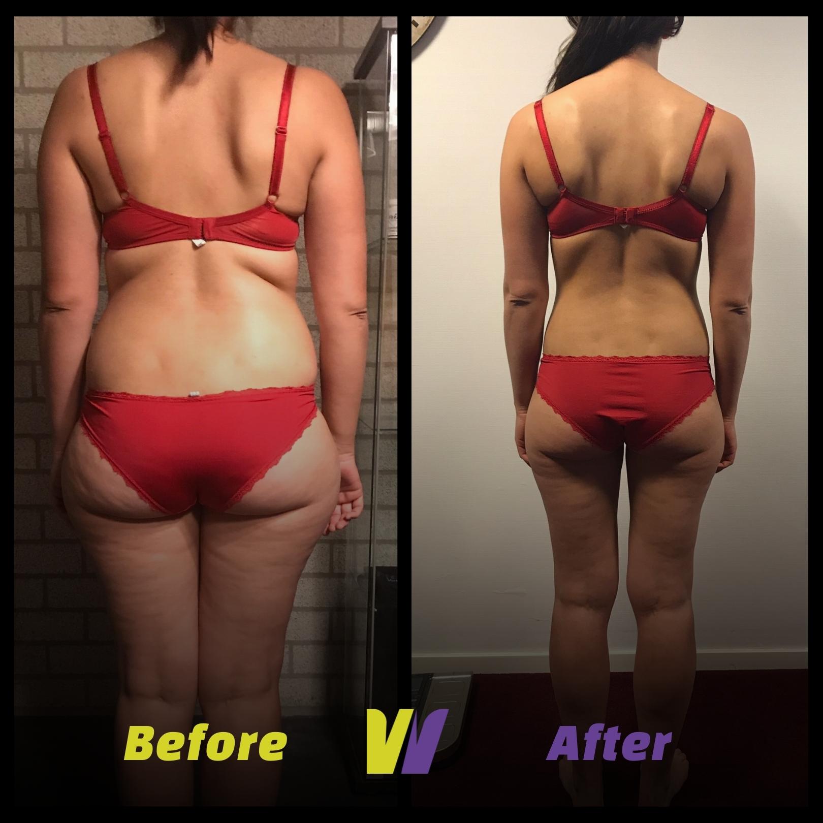 Transformatie na twaalf weken personal training, voorbeeld 21