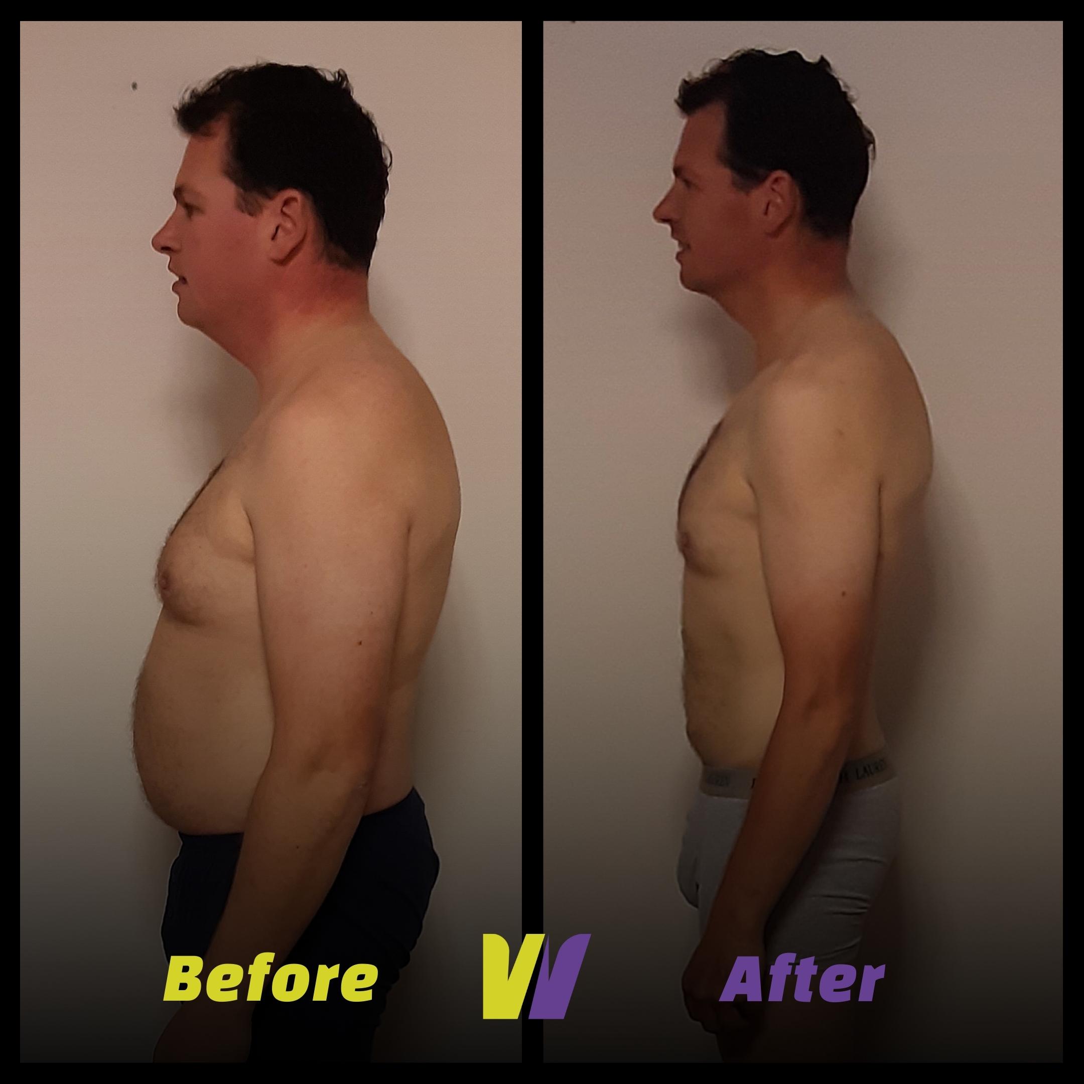 Transformatie na twaalf weken personal training, voorbeeld 24