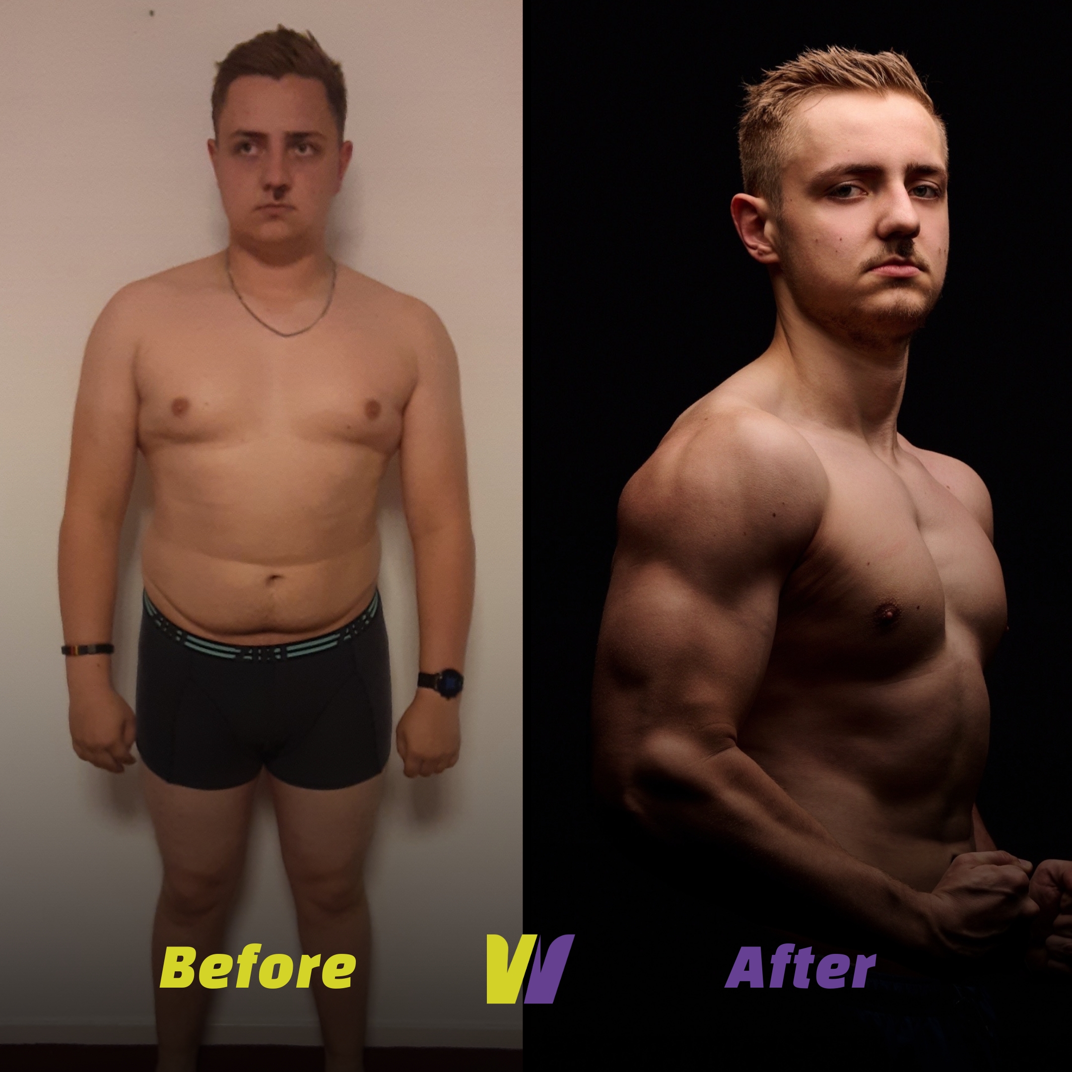 Transformatie na twaalf weken personal training, voorbeeld 9